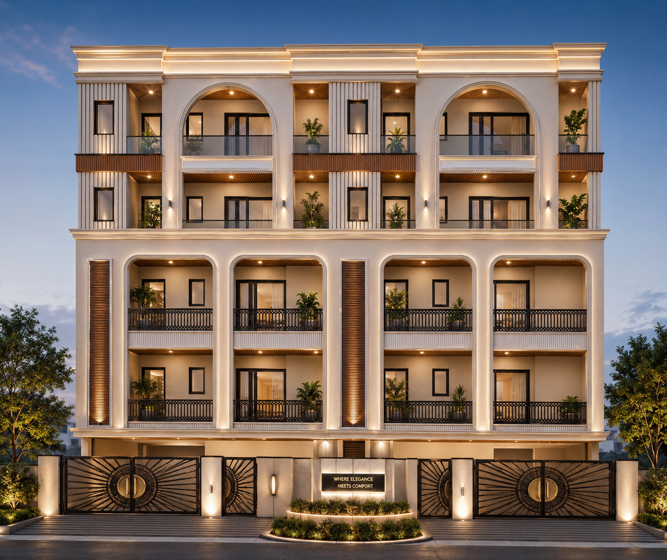 Plot 76 & 77 Sector 75 Elevation